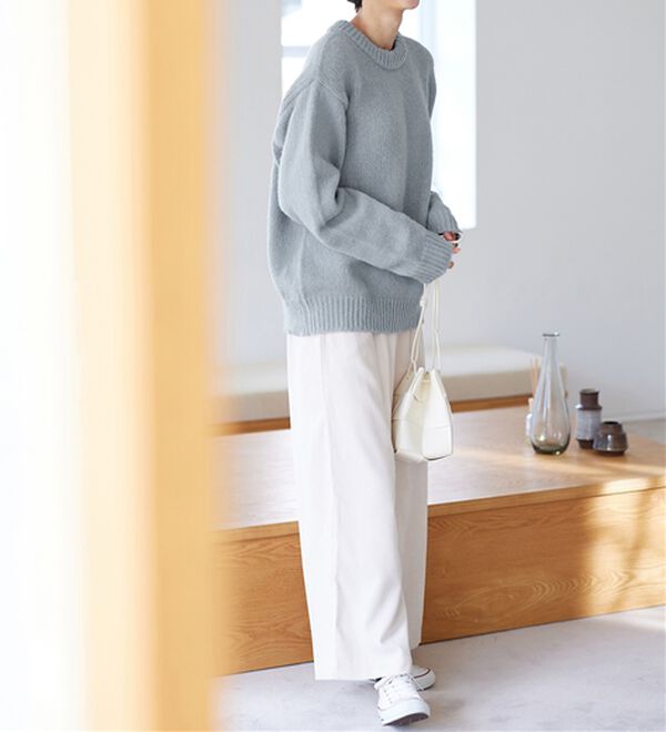 Viola e Viola（ヴィオラ エ ヴィオラ）の「ゆるっとふんわり素材ニット（ニット・セーター）」｜詳細画像