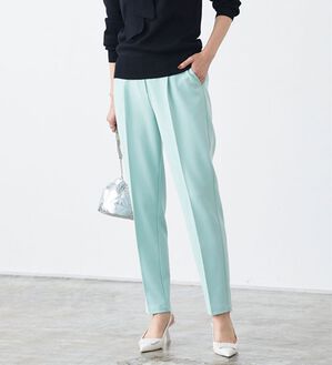 Pierrot（ピエロ）の「【選べる丈】高見えすっきりテーパードパンツ（フルレングスパンツ）」｜ブルーミント