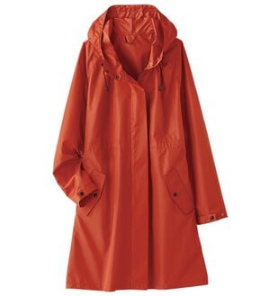 BELLUNA（ベルーナ）の「はっ水！ＵＶ対策ロングコート（ポーチ付）（ハーフコート）」｜オレンジ