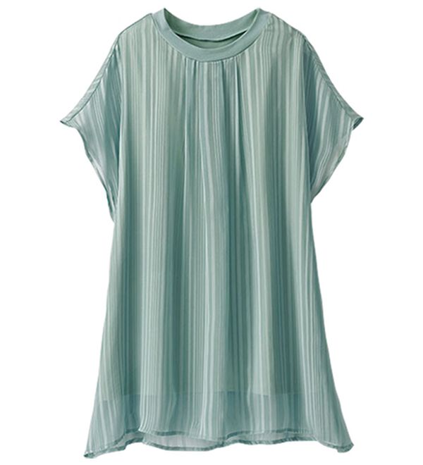 BELLUNA（ベルーナ）の「ひんやりシアーストライプチュニック（チュニック）」｜詳細画像