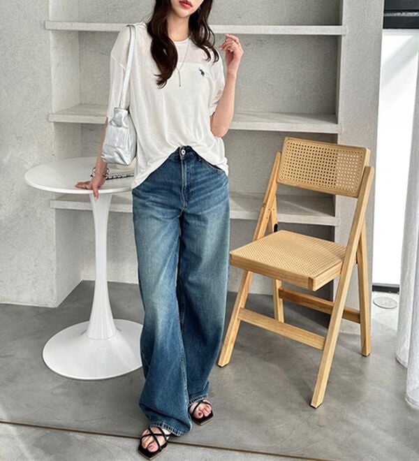 GeeRA（ジーラ）の「【Ｕ．Ｓ．　ＰＯＬＯ　ＡＳＳＮ．】スラブシアーTシャツ（Tシャツ）」｜詳細画像