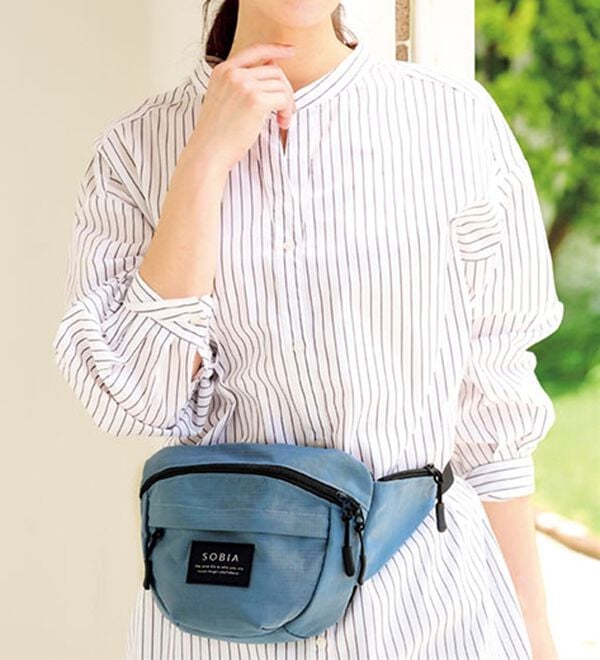 BELLUNA（ベルーナ）の「必要な物だけ収納ウエストボディバッグ（リュック）」｜詳細画像