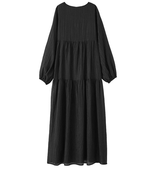 RANAN（ラナン）の「シアーチェックドロストギャザーティアードワンピ（その他ワンピース）」｜詳細画像