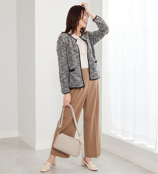 BELLUNA（ベルーナ）の「＜Ｃ／Ｓ＞ツイード調ジャケット（その他ジャケット）」｜詳細画像