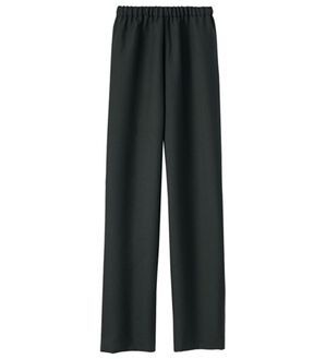 BELLUNA（ベルーナ）の「日本製パチパチしにくい！すっきり見えて楽ちんパンツ（フルレングスパンツ）」｜黒