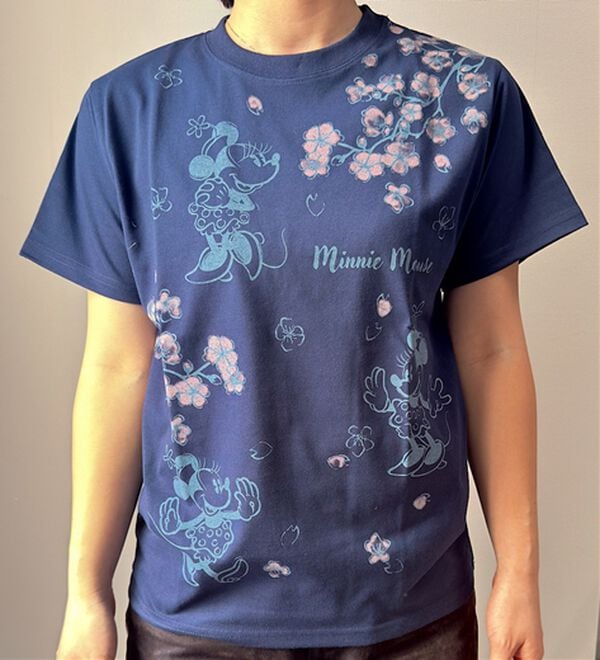 BELLUNA（ベルーナ）の「＜Disney＞【ミニー】桜柄プリントTシャツ（Tシャツ）」｜詳細画像