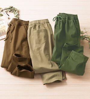 ルフラン（ルフラン）の「【３本組】ゆったりはける。裏起毛イージーパンツ（その他パンツ）」｜詳細画像