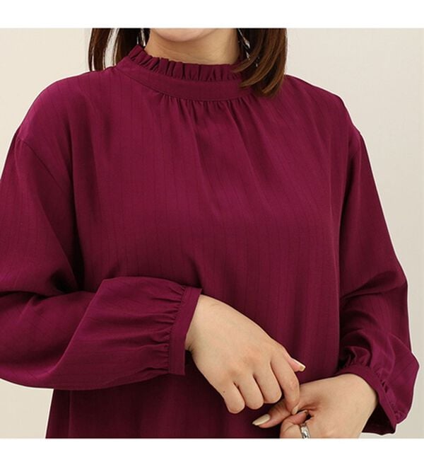 BELLUNA（ベルーナ）の「衿フリルデザインブラウス（ブラウス）」｜詳細画像