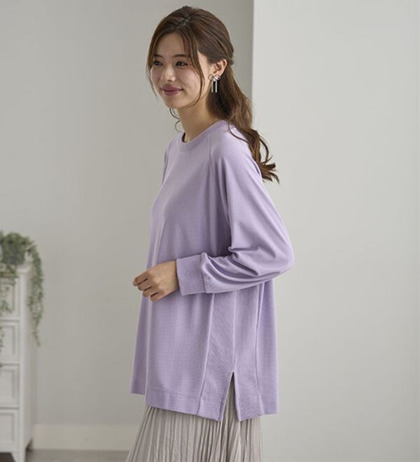 BELLUNA（ベルーナ）の「サイド切替ゆったりチュニック（チュニック）」｜詳細画像