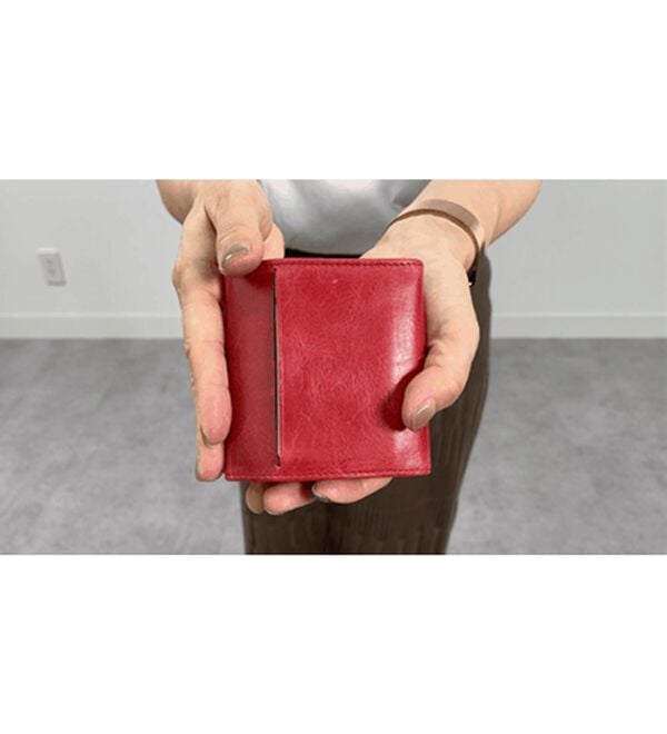 BELLUNA（ベルーナ）の「牛革コインスルーコンパクト機能財布（財布・パスケース）」｜詳細画像