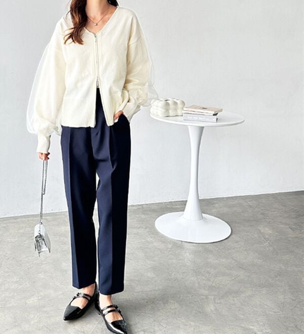 GeeRA（ジーラ）の「美脚きれい魅せ！テーパードパンツ（フルレングスパンツ）」｜詳細画像