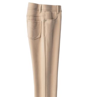 ルフラン（ルフラン）の「天使のぬくもり裏ファーパンツ（フルレングスパンツ）」｜ベージュ