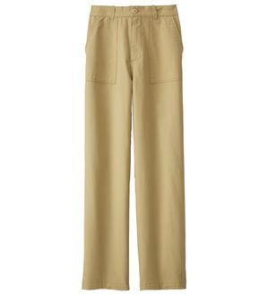 BELLUNA（ベルーナ）の「大人のきれいめベイカーチノパンツ（フルレングスパンツ）」｜ベージュ