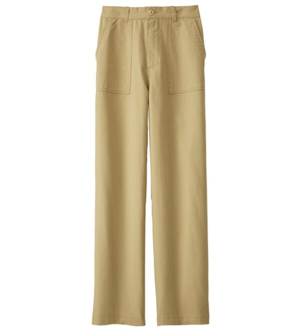 BELLUNA（ベルーナ）の「大人のきれいめベイカーチノパンツ（フルレングスパンツ）」｜ベージュ