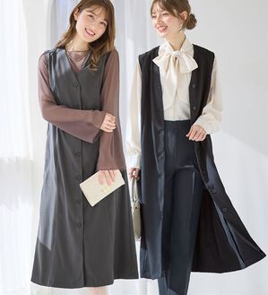 alotta（アロッタ）の「大人上品フレアジレワンピース（ジャンパースカート）」｜詳細画像