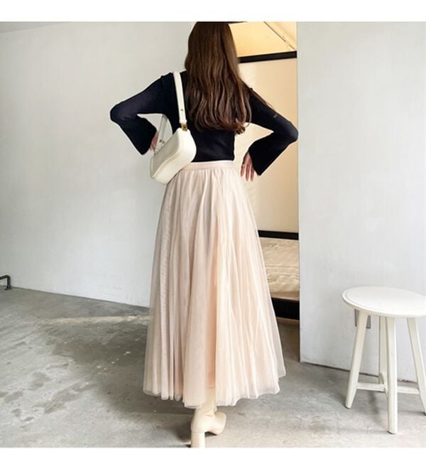 GeeRA（ジーラ）の「フレアーチュールロングスカート（ロングスカート）」｜詳細画像