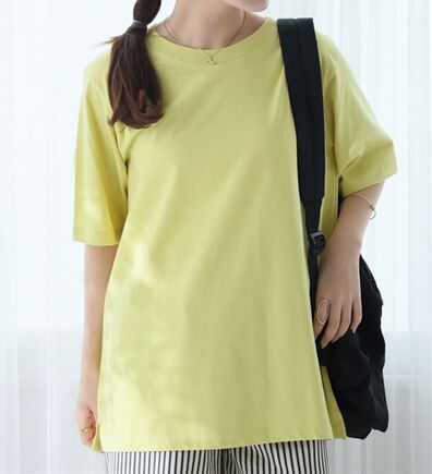 A HAPPY MARILYN（アハッピーマリリン）の「【大きいサイズ】【Ｌ～８Ｌ】ＵＳＡコットン１００％ベーシックＴシャツ（Tシャツ）」