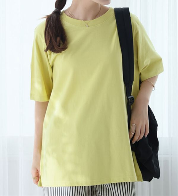 A HAPPY MARILYN（アハッピーマリリン）の「【大きいサイズ】【Ｌ～８Ｌ】ＵＳＡコットン１００％ベーシックＴシャツ（Tシャツ）」｜シトラス