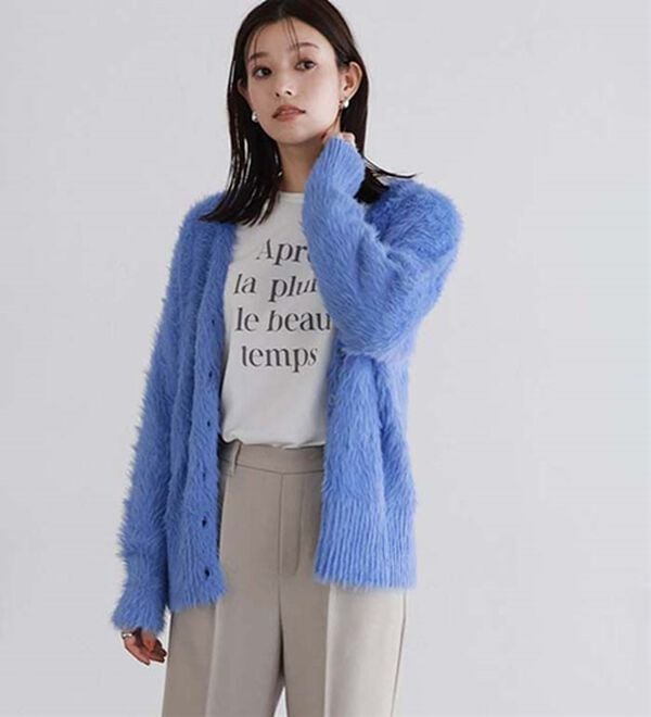 Pierrot（ピエロ）の「シャギーニットカーディガン（ニットカーディガン）」｜詳細画像