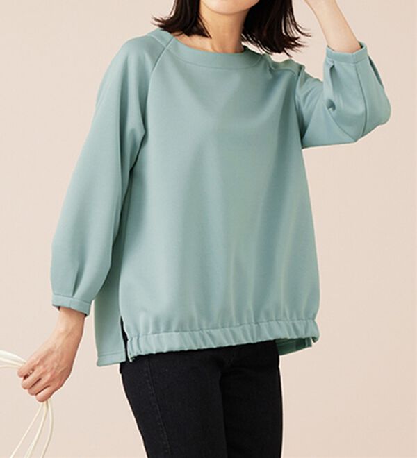 BELLUNA（ベルーナ）の「軽やか！メッシュダンボールプルオーバー（カットソー）」｜詳細画像