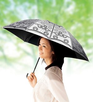 「１級遮光コンパクト日傘（レイングッズ）」｜詳細画像