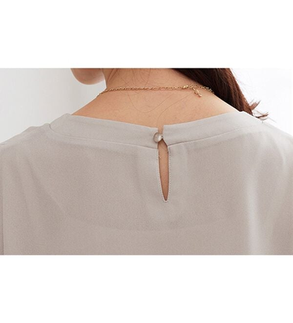 BELLUNA（ベルーナ）の「ＵＶ対策！涼やかケープ風ブラウス（ブラウス）」｜詳細画像