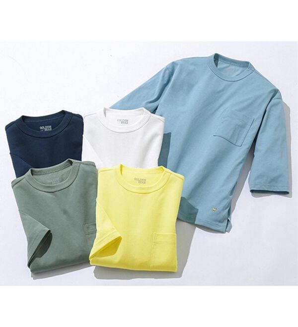 「＜ゴールデンベア＞長く着られる上質Ｔシャツ（メンズＴシャツ）」｜詳細画像