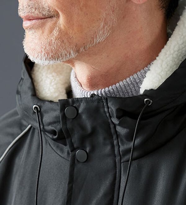 「＜フィラ＞ハイブリッドダウン裏ボアコート（メンズコート）」｜詳細画像