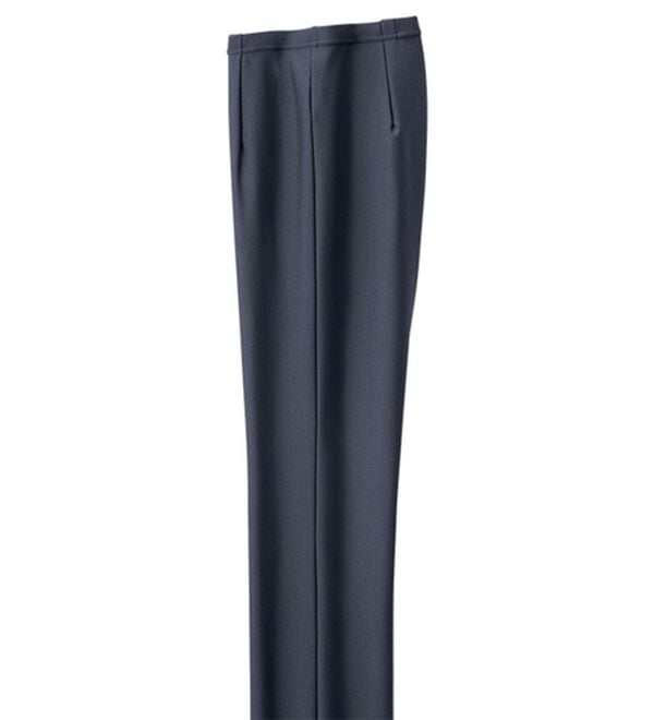 ルフラン（ルフラン）の「日本製すっきりチュニックパンツ（フルレングスパンツ）」｜パープルグレー