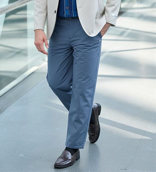 「＜アーノルド　パーマー＞進化系！すっきりハイブリッドダウンパンツ（メンズフルレングスパンツ）」｜詳細画像