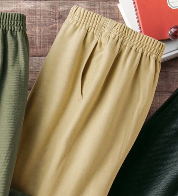 ルフラン（ルフラン）の「日本製肌に優しいあったか楽ラクパンツ（フルレングスパンツ）」｜ベージュ