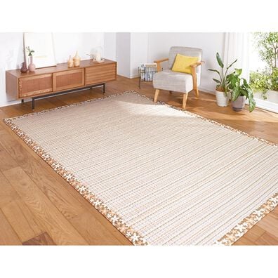 「【８／３まで早割】洗える綿１００％しじらカーペット（カーペット）」