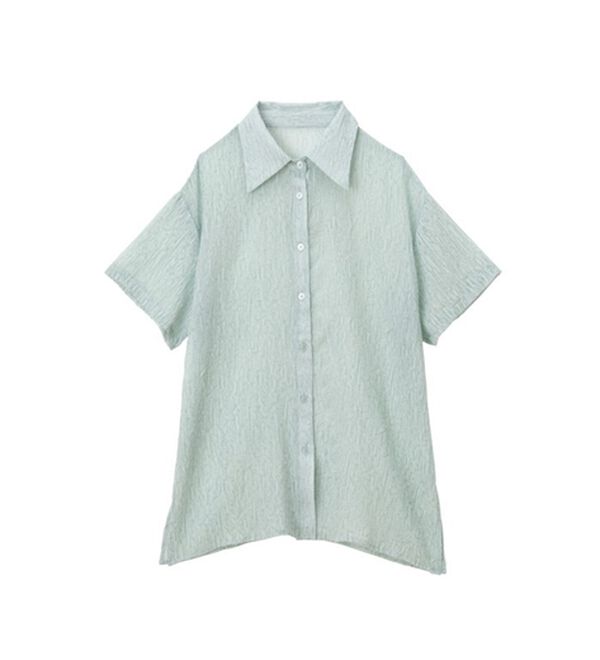 GeeRA（ジーラ）の「ニュアンスワッシャーシアーシャツ（シャツ）」｜詳細画像