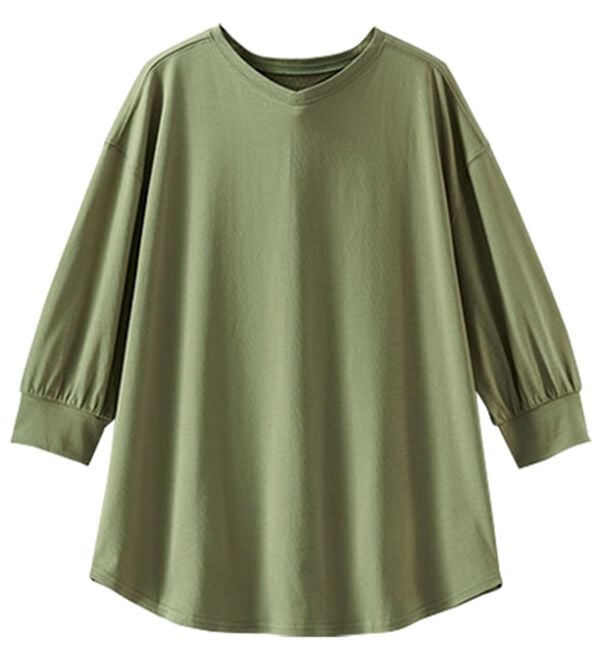 BELLUNA（ベルーナ）の「ひんやり！綿１００％キシリトールプリントチュニック（チュニック）」｜詳細画像