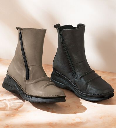 ルフラン（ルフラン）の「ｔｏ　ｂｅ　ｃｏｎｔｉｎｕｅｄ　やわらか山羊革４Ｅショートブーツ（ブーツ）」