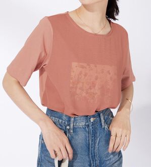 BELLUNA（ベルーナ）の「〈日比谷花壇〉シフォン重ねプルオーバー（カットソー）」｜詳細画像