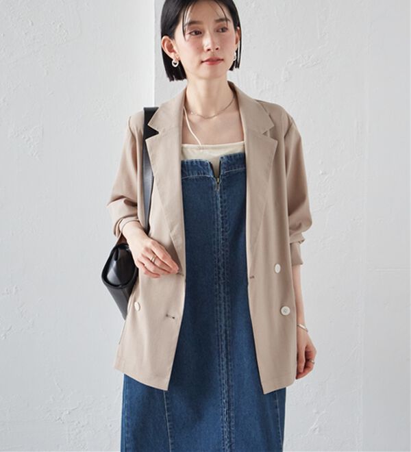 RANAN（ラナン）の「フロントジップデニムジャンスカ（その他ワンピース）」｜詳細画像