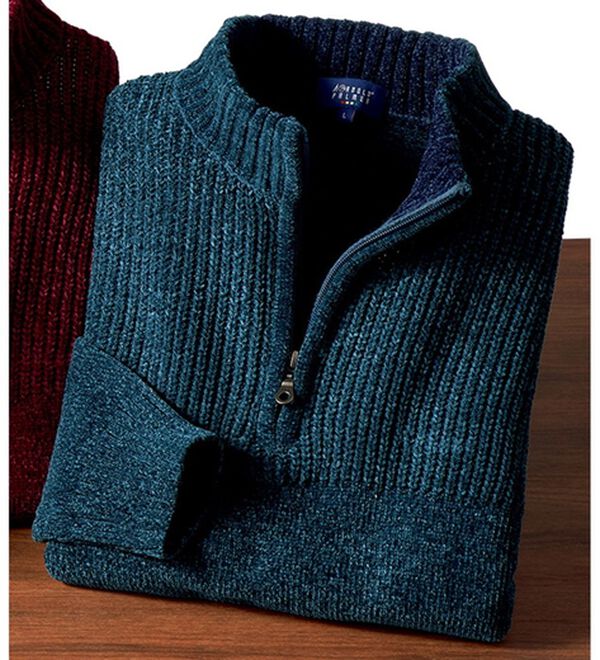 アーノルド パーマー＞モールニットハーフジップトレーナー