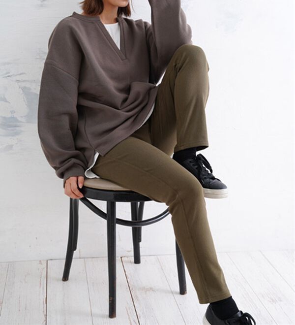 A HAPPY MARILYN（アハッピーマリリン）の「魔法のレギンスパンツ　ビューティーコットン（スリム・スキニーパンツ）」｜詳細画像