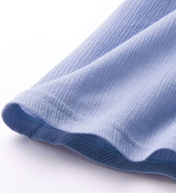 「サラッと涼しい楊柳ワンピース（パジャマ・ルームウェア）」｜詳細画像