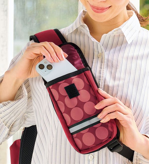 BELLUNA（ベルーナ）の「気がきく小回り優秀ボディバッグ（リュック）」｜詳細画像