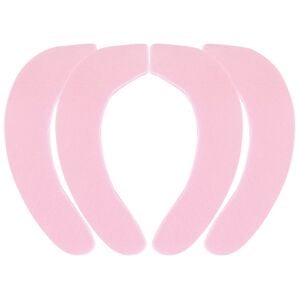 「おくだけふんわり便座シート　２組セット（その他トイレ用品）」｜ピンク