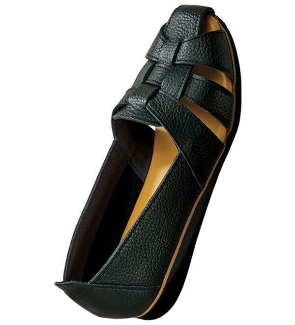 ルフラン（ルフラン）の「フィグリーノ　やわらかレザーのグルカパンプス（パンプス）」｜ブラック