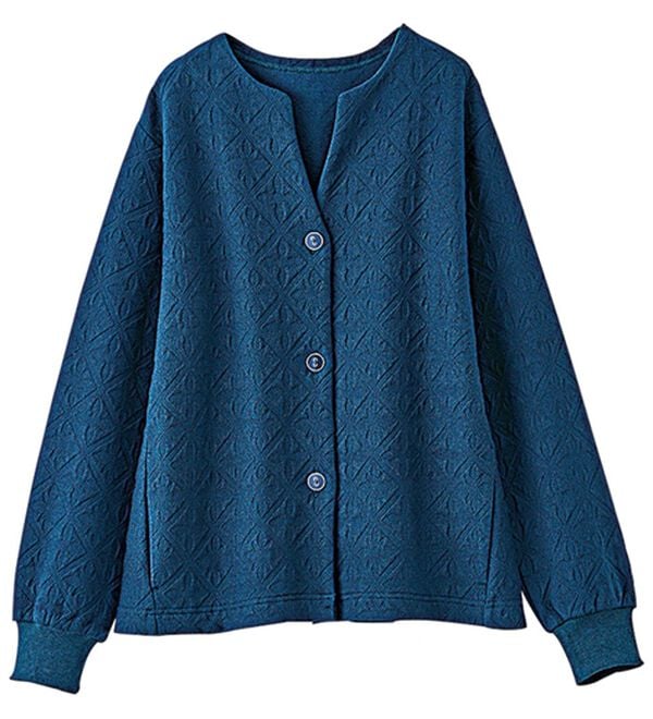 BELLUNA（ベルーナ）の「幾何柄ジャカード素材カーディガン（その他カーディガン）」｜詳細画像