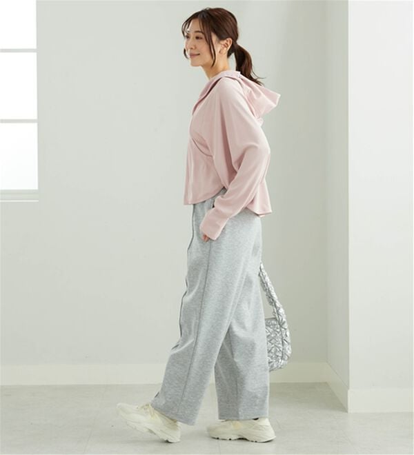 BELLUNA（ベルーナ）の「部屋着にならない！スウェットパンツ（フルレングスパンツ）」｜詳細画像