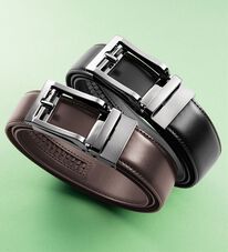 「＜クロコダイル＞軽くて強いエアータフ着脱らくらくベルト（メンズベルト）」