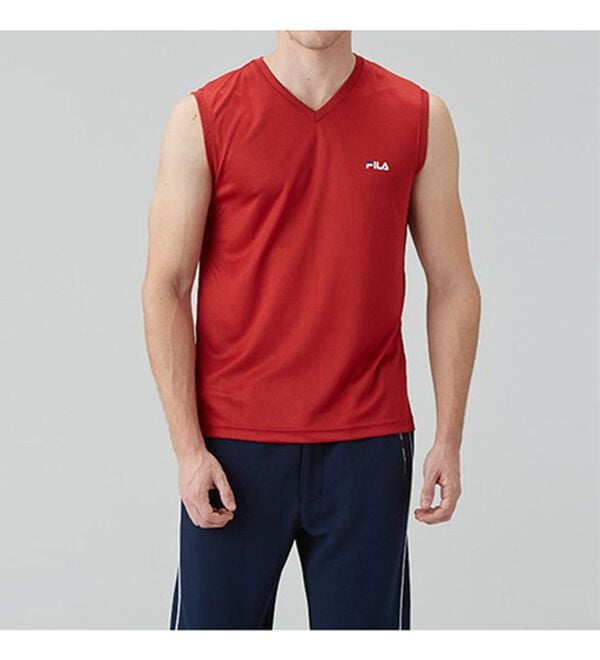 「＜フィラ＞ドライメッシュシャツ半袖・袖無し（メンズＴシャツ）」｜詳細画像