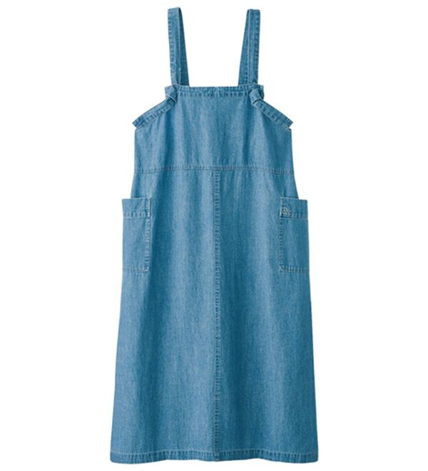 BELLUNA（ベルーナ）の「＜＆ｃｏｃｏｃｈｉ＞コットンリネンデニムジャンパースカート（シャツワンピース）」｜詳細画像