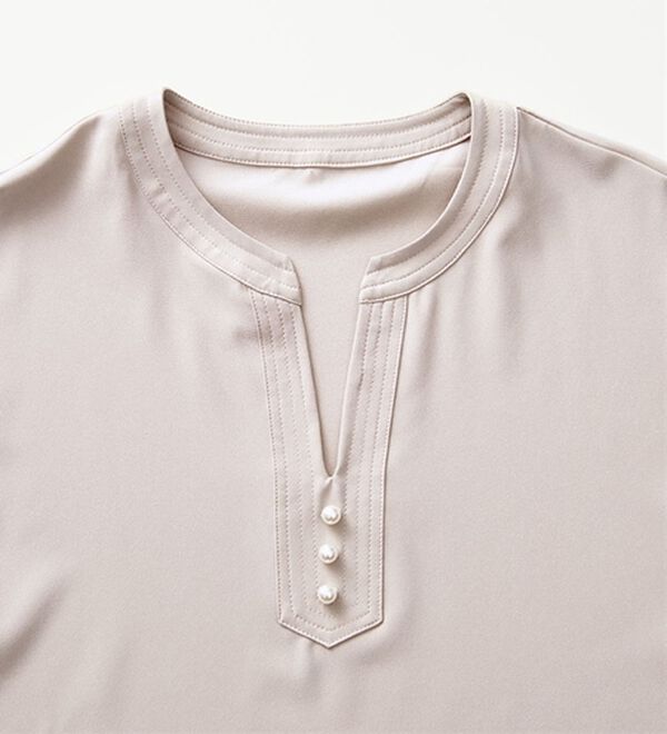 RANAN（ラナン）の「ひんやり！スキッパーブラウス（ブラウス）」｜詳細画像