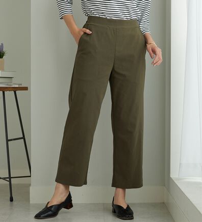 BELLUNA（ベルーナ）の「のびのびストレッチ美脚ストレートパンツ（ワイドパンツ・ガウチョ）」